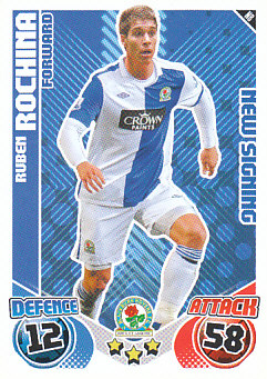 Ruben Rochina Blackburn Rovers 2010/11 Topps Match Attax New Signing #N8